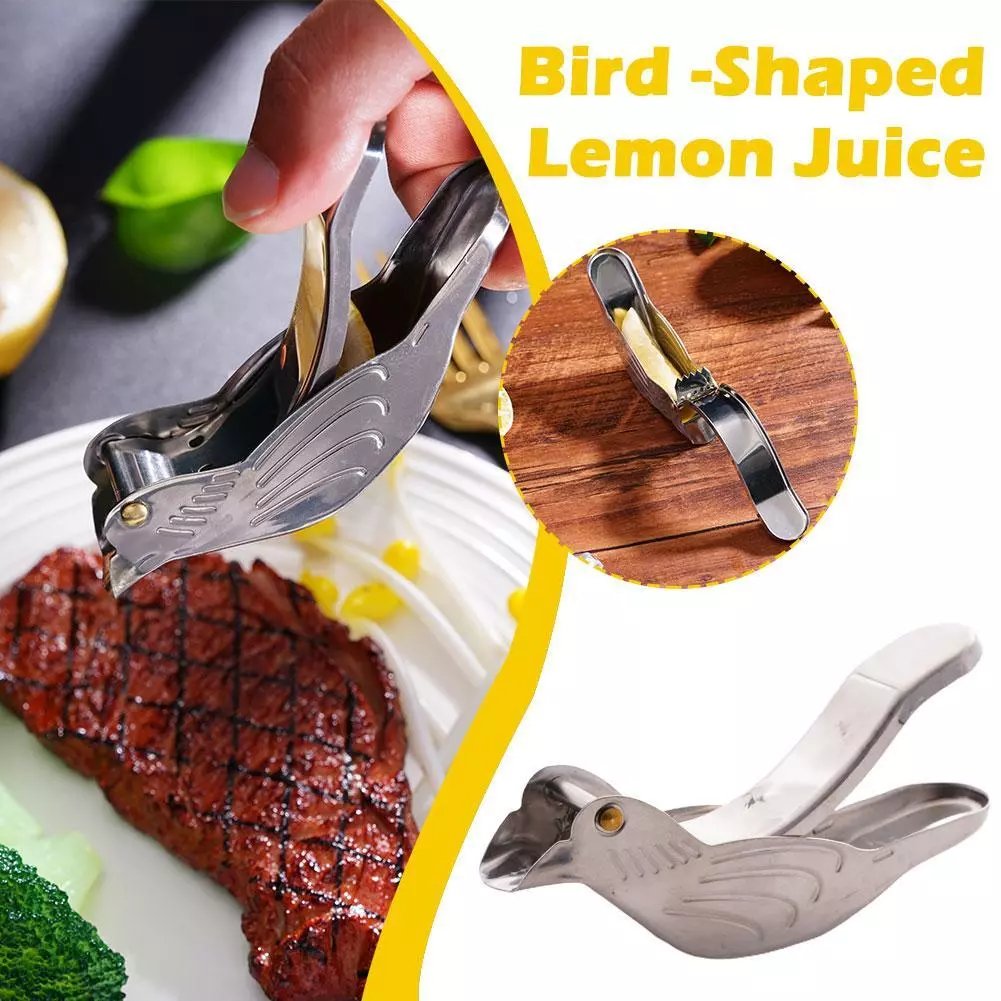 (🔥Early Christmas Sale - 49% OFF) Stainless Steel Bird Shape Lemon Juicer