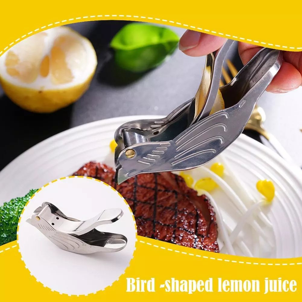 (🔥Early Christmas Sale - 49% OFF) Stainless Steel Bird Shape Lemon Juicer