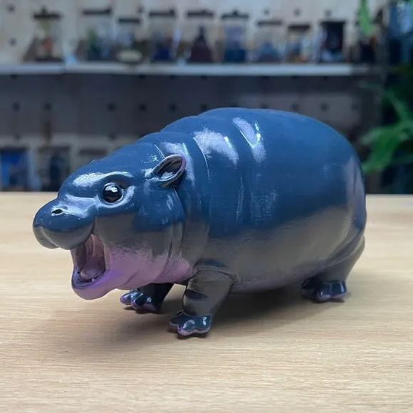 🦛Moo Deng Baby Pygmy Hippo Collectible - Limited Edition