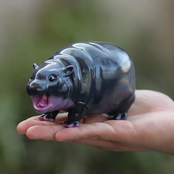 🦛Moo Deng Baby Pygmy Hippo Collectible - Limited Edition